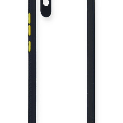 Xiaomi Redmi 9A Miami Şeffaf Silikon Kılıf - Lacivert