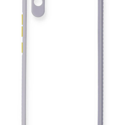 Xiaomi Redmi 9A Miami Şeffaf Silikon Kılıf - Lila 2