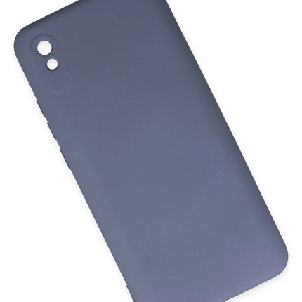 Xiaomi Redmi 9A Nano içi Kadife Silikon Kılıf - Gri 2