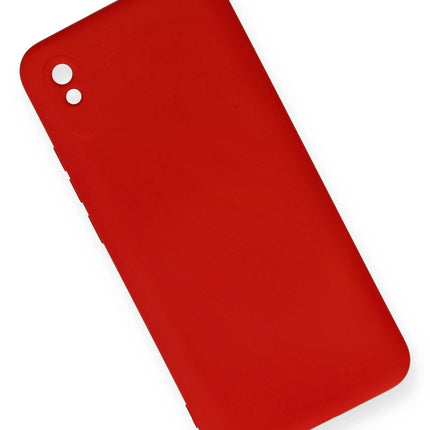 Xiaomi Redmi 9A Nano içi Kadife Silikon Kılıf - Kırmızı 2
