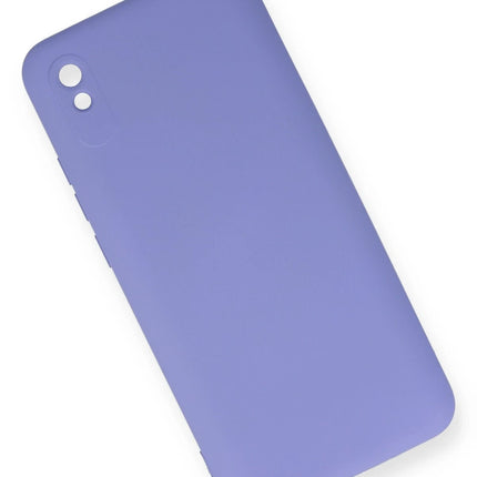 Xiaomi Redmi 9A Nano içi Kadife Silikon Kılıf - Lila 2