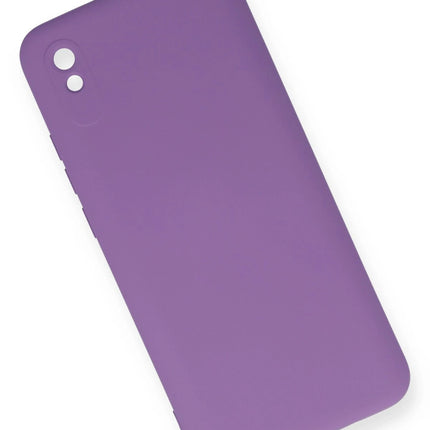 Xiaomi Redmi 9A Nano içi Kadife Silikon Kılıf - Mor 2