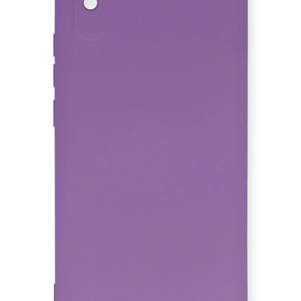 Xiaomi Redmi 9A Nano içi Kadife Silikon Kılıf - Mor
