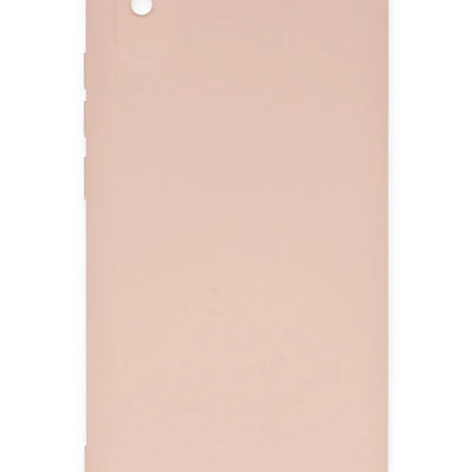 Xiaomi Redmi 9A Nano içi Kadife Silikon Kılıf - Pudra