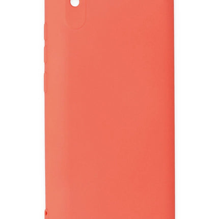 Xiaomi Redmi 9A Nano içi Kadife Silikon Kılıf - Turuncu 3