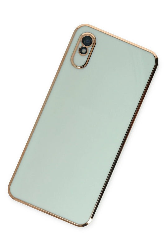 Xiaomi Redmi 9A Volet Silikon Kılıf - Açık Yeşil 3