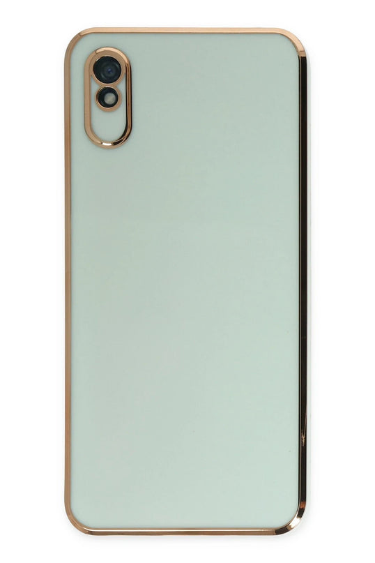 Xiaomi Redmi 9A Volet Silikon Kılıf - Açık Yeşil