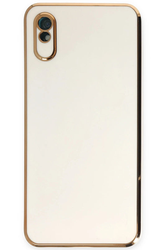 Xiaomi Redmi 9A Volet Silikon Kılıf - Beyaz