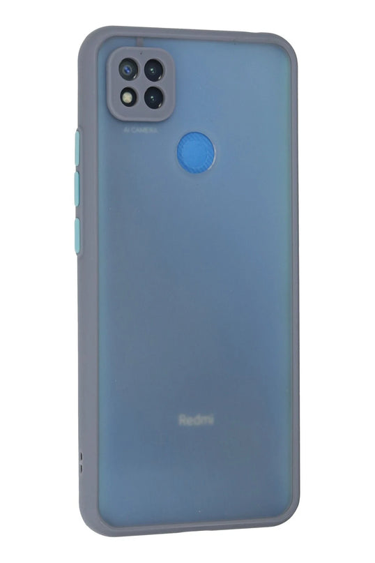 Xiaomi Redmi 9C Montreal Silikon Kapak Kılıf - Gri 3