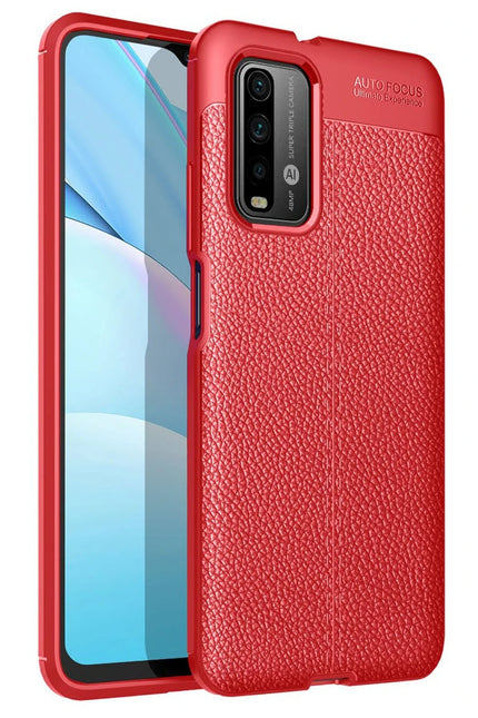 Xiaomi Redmi 9T Auto Focus Kapak Kılıf - Kırmızı
