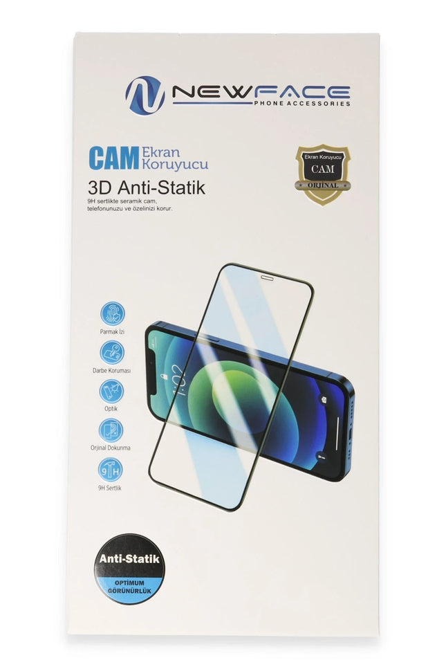 Xiaomi Redmi A3 4G 3D Antistatik Cam Ekran Koruyucu 2