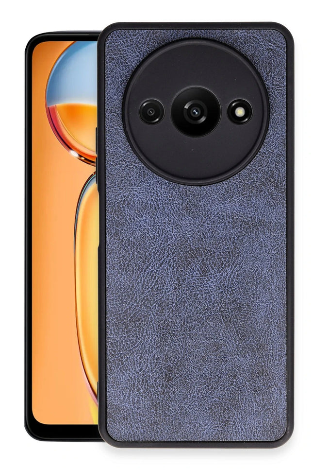 Xiaomi Redmi A3 4G Aras Deri Kapak Kılıf - Lacivert