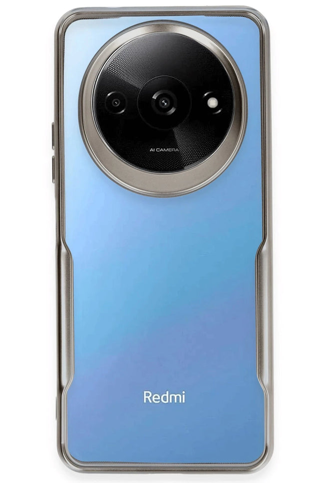 Xiaomi Redmi A3 4G Boyi Silikon Kapak Kılıf - Titanyum Gri