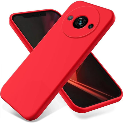 Xiaomi Redmi A3 4G First Silikon Kılıf - Kırmızı