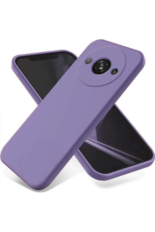 Xiaomi Redmi A3 4G First Silikon Kılıf - Lila