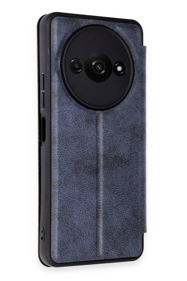 Xiaomi Redmi A3 4G Flip Cover Kılıf - Lacivert 2