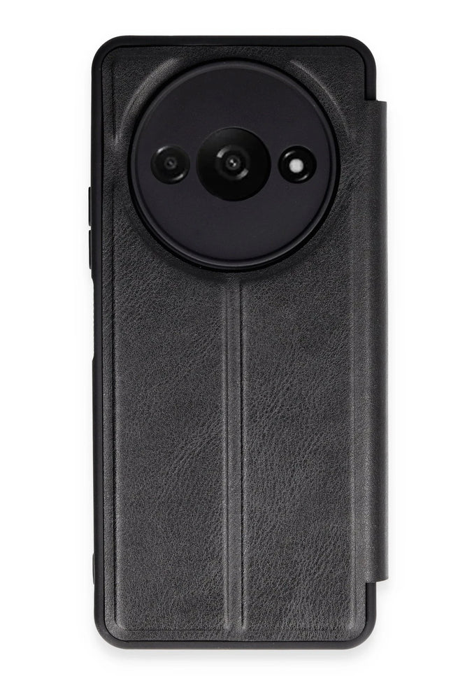 Xiaomi Redmi A3 4G Flip Cover Kılıf - Siyah