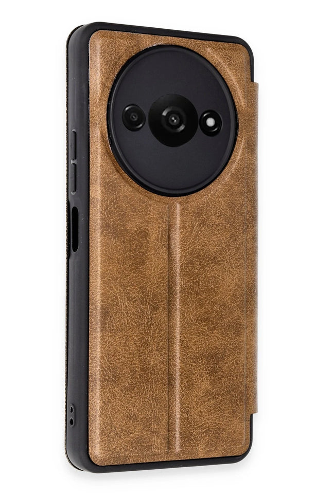 Xiaomi Redmi A3 4G Flip Cover Kılıf - Taba 2