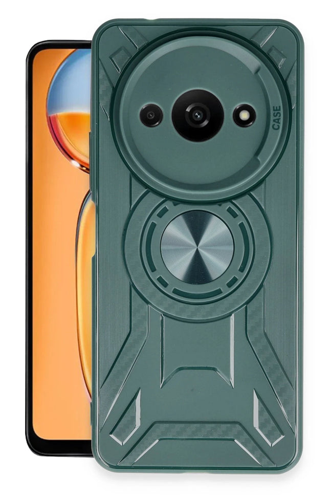 Xiaomi Redmi A3 4G Lincoln Silikon Kılıf - Koyu Yeşil