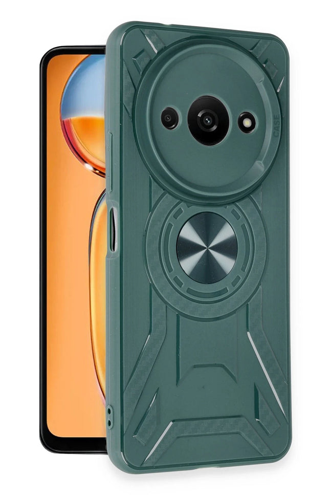 Xiaomi Redmi A3 4G Lincoln Silikon Kılıf - Koyu Yeşil 2