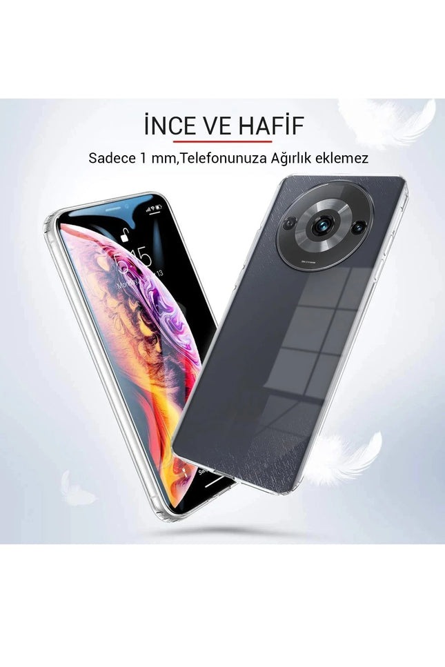 Xiaomi Redmi A3 4G Lüx Şeffaf Silikon Kılıf 3