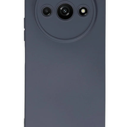 Xiaomi Redmi A3 4G Nano içi Kadife Silikon Kılıf - Gri