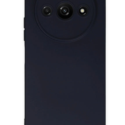 Xiaomi Redmi A3 4G Nano içi Kadife Silikon Kılıf - Lacivert