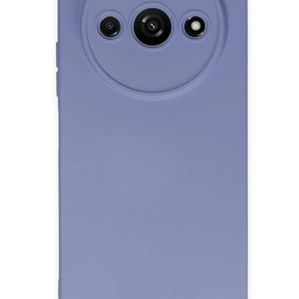 Xiaomi Redmi A3 4G Nano içi Kadife Silikon Kılıf - Lila