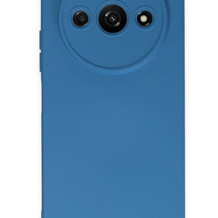 Xiaomi Redmi A3 4G Nano içi Kadife Silikon Kılıf - Mavi