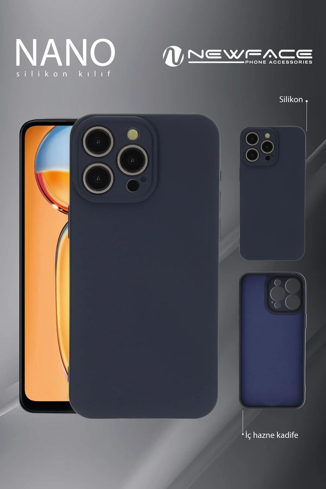 Xiaomi Redmi A3 4G Nano içi Kadife Silikon Kılıf - Mor 2