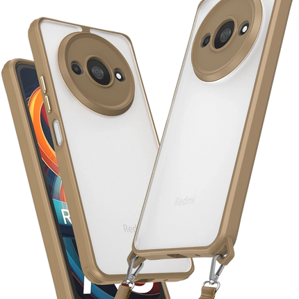 Xiaomi Redmi A3 4G Penta Silikon Kılıf - Çöl Titanyum
