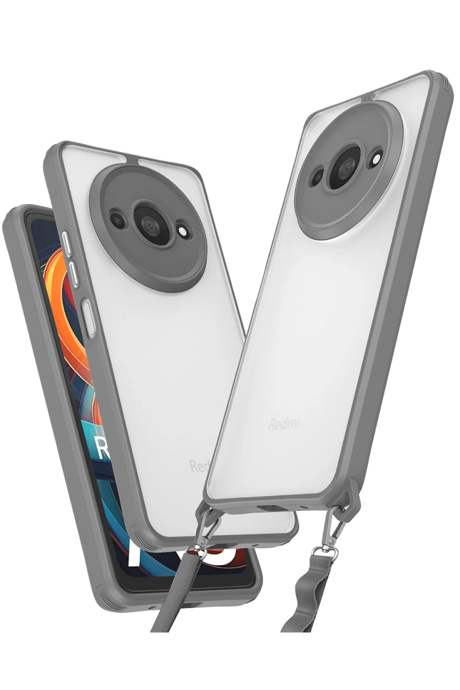 Xiaomi Redmi A3 4G Penta Silikon Kılıf - Titan Gri