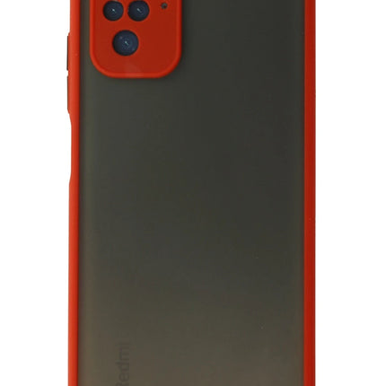 Xiaomi Redmi Note 10 Montreal Silikon Kapak Kılıf - Kırmızı