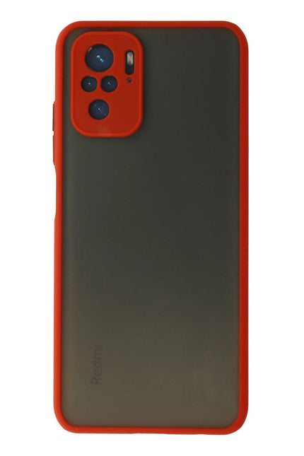 Xiaomi Redmi Note 10 Montreal Silikon Kapak Kılıf - Kırmızı
