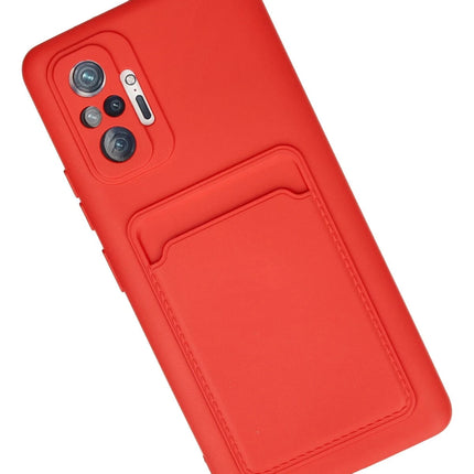 Xiaomi Redmi Note 10 Pro Kelvin Kartvizitli Silikon Kılıf - Kırmızı 3