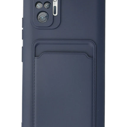 Xiaomi Redmi Note 10 Pro Kelvin Kartvizitli Silikon Kılıf - Lacivert