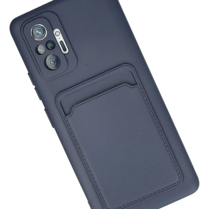 Xiaomi Redmi Note 10 Pro Kelvin Kartvizitli Silikon Kılıf - Lacivert 3