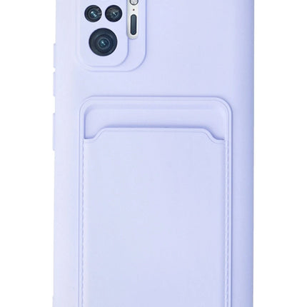 Xiaomi Redmi Note 10 Pro Kelvin Kartvizitli Silikon Kılıf - Lila