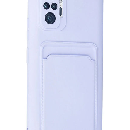 Xiaomi Redmi Note 10 Pro Kelvin Kartvizitli Silikon Kılıf - Lila 2