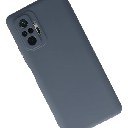 Xiaomi Redmi Note 10 Pro Nano içi Kadife Silikon Kılıf - Gri 3