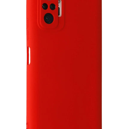 Xiaomi Redmi Note 10 Pro Nano içi Kadife Silikon Kılıf - Kırmızı 2