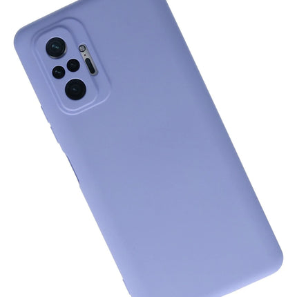 Xiaomi Redmi Note 10 Pro Nano içi Kadife Silikon Kılıf - Lila 3