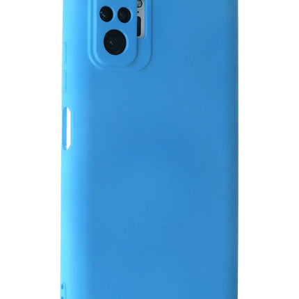 Xiaomi Redmi Note 10 Pro Nano içi Kadife Silikon Kılıf - Mavi 2