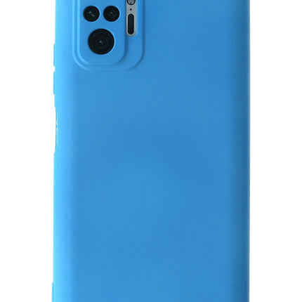Xiaomi Redmi Note 10 Pro Nano içi Kadife Silikon Kılıf - Mavi