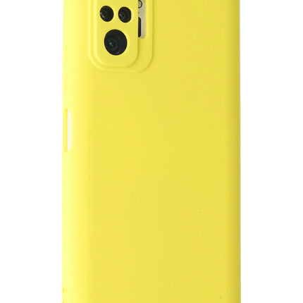 Xiaomi Redmi Note 10 Pro Nano içi Kadife Silikon Kılıf - Sarı 2