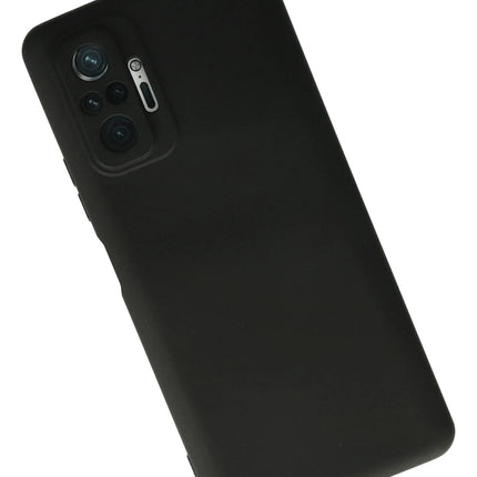 Xiaomi Redmi Note 10 Pro Nano içi Kadife Silikon Kılıf - Siyah 3