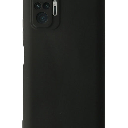 Xiaomi Redmi Note 10 Pro Nano içi Kadife Silikon Kılıf - Siyah