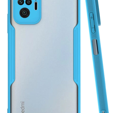 Xiaomi Redmi Note 10 Pro Platin Silikon Kılıf - Mavi