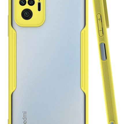 Xiaomi Redmi Note 10 Pro Platin Silikon Kılıf - Sarı