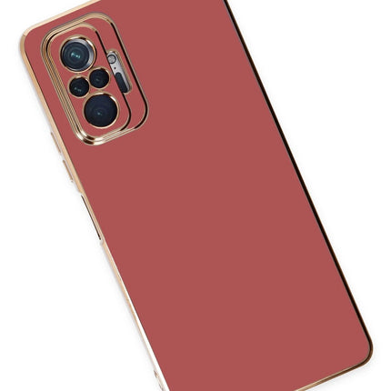Xiaomi Redmi Note 10 Pro Volet Silikon Kılıf - Kırmızı 3